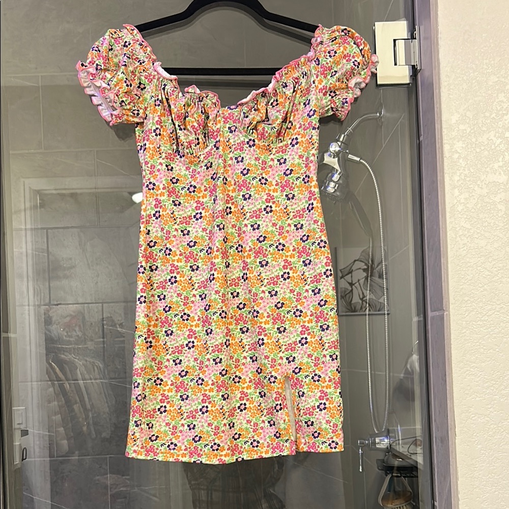 Floral short Dress
